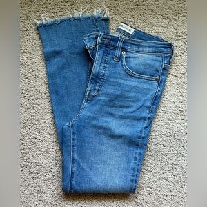 Madewell Women’s Cali Demi-Boot with raw hem